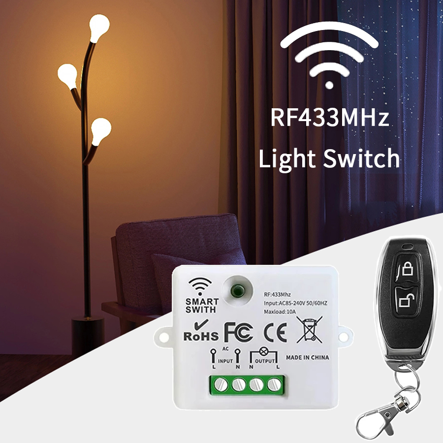 Smart Home Internet - RF 433MHz Wireless Remote Control Switch