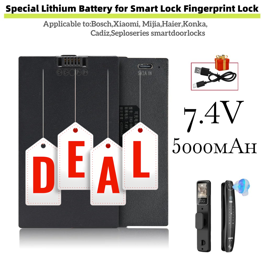 Smart Home Bosch - Smart door lock lithium battery 7.4V