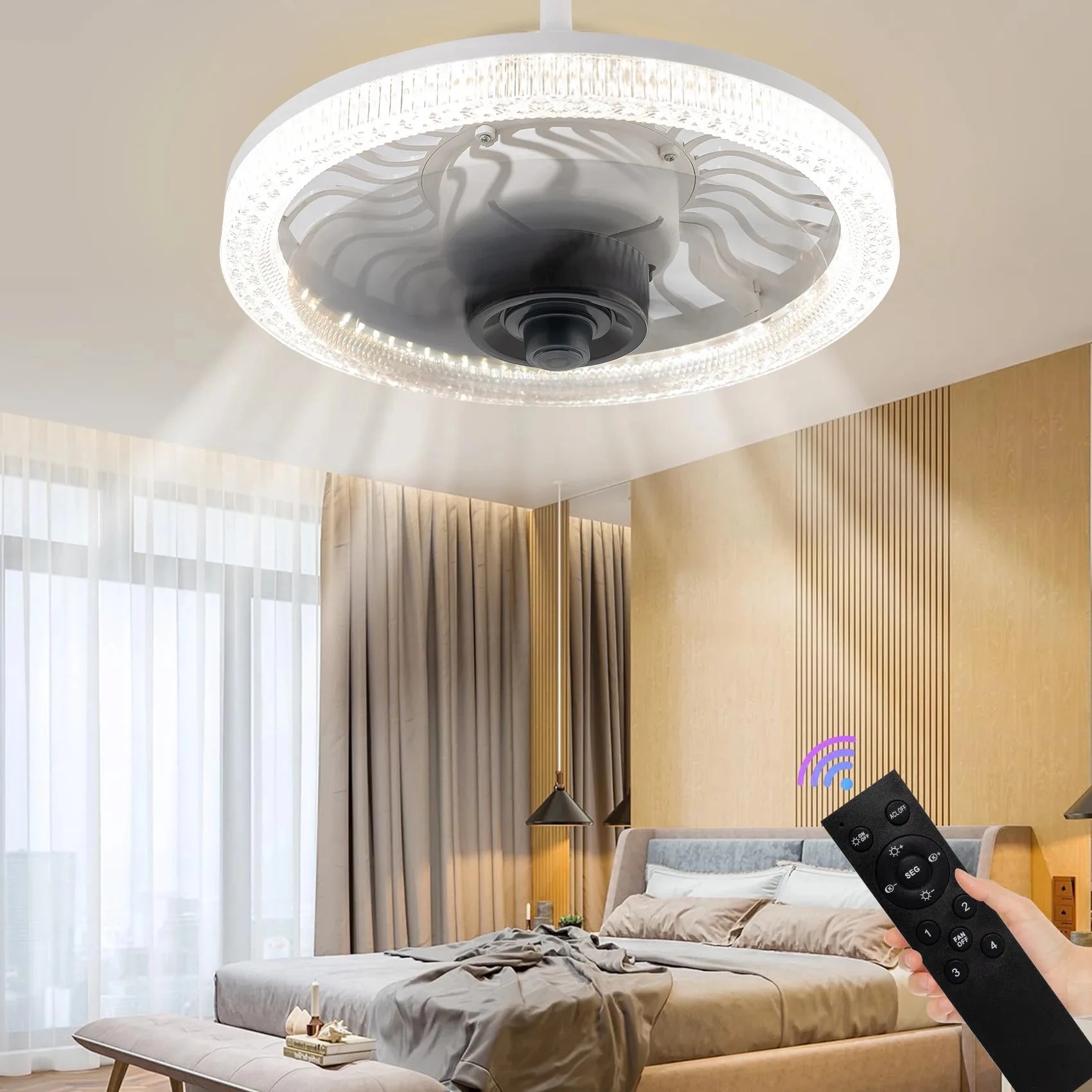 Smart Bulb - Smart LED Ceiling Fan Light with