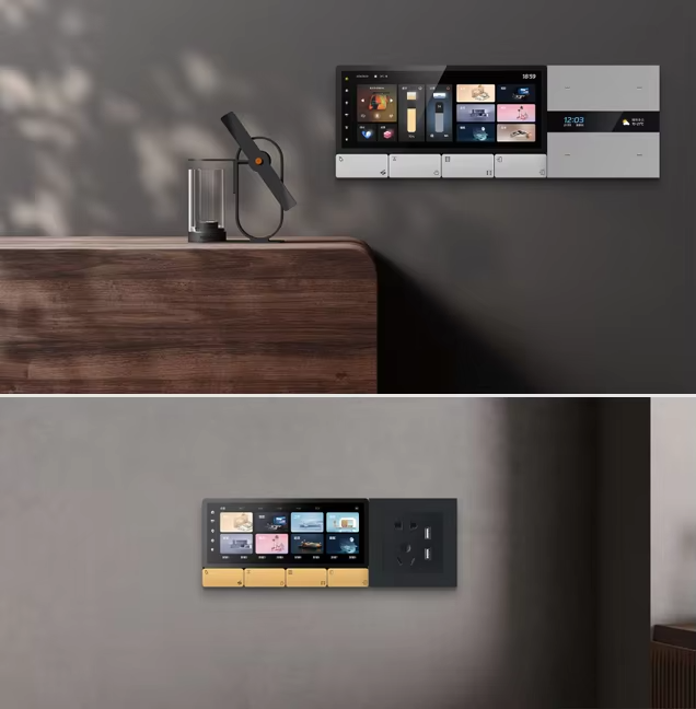 Smart Home Controller - F5 Tuya UK Touch Screen Music