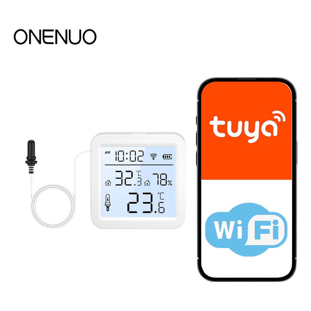 Smart Home Internet - WiFi Humidity Temperature Sensor with External