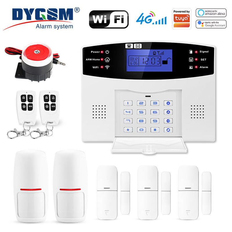 Smart Home Ecosystems - DYGSM Tuya Smart 4G+Wifi Home Security