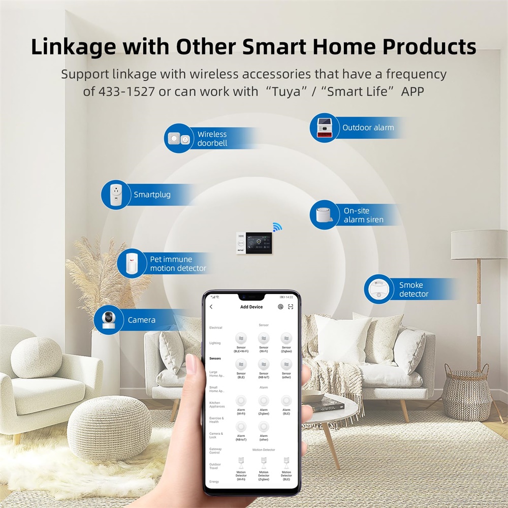 2.4G WIFI Smart GSM Alarm Syst - đánh giá và giá Smart Home Ecosystems