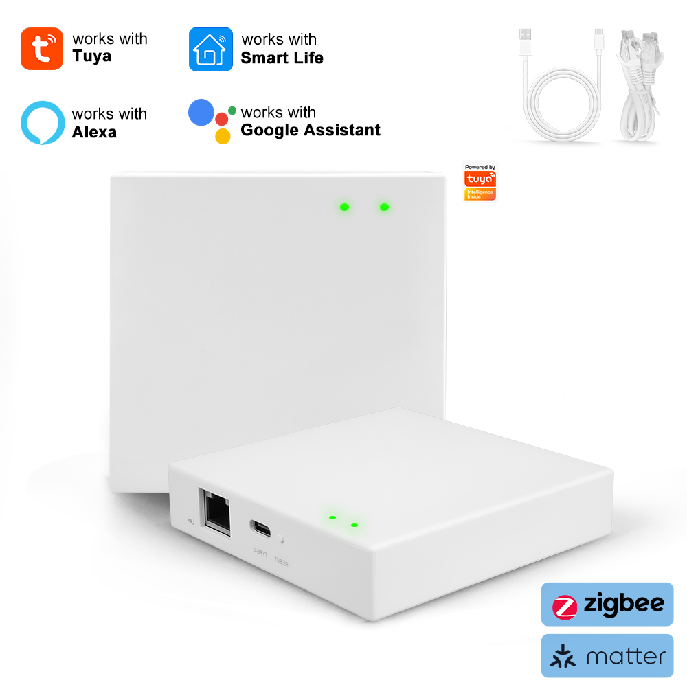 Tuya Zigbee Matter Wired Gatew - đánh giá và giá Smart Home Offline System