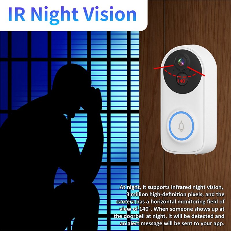 【CYBER MONDAY】Wifi IP 3MP Icse - đánh giá và giá Smart Home Video Doorbell App