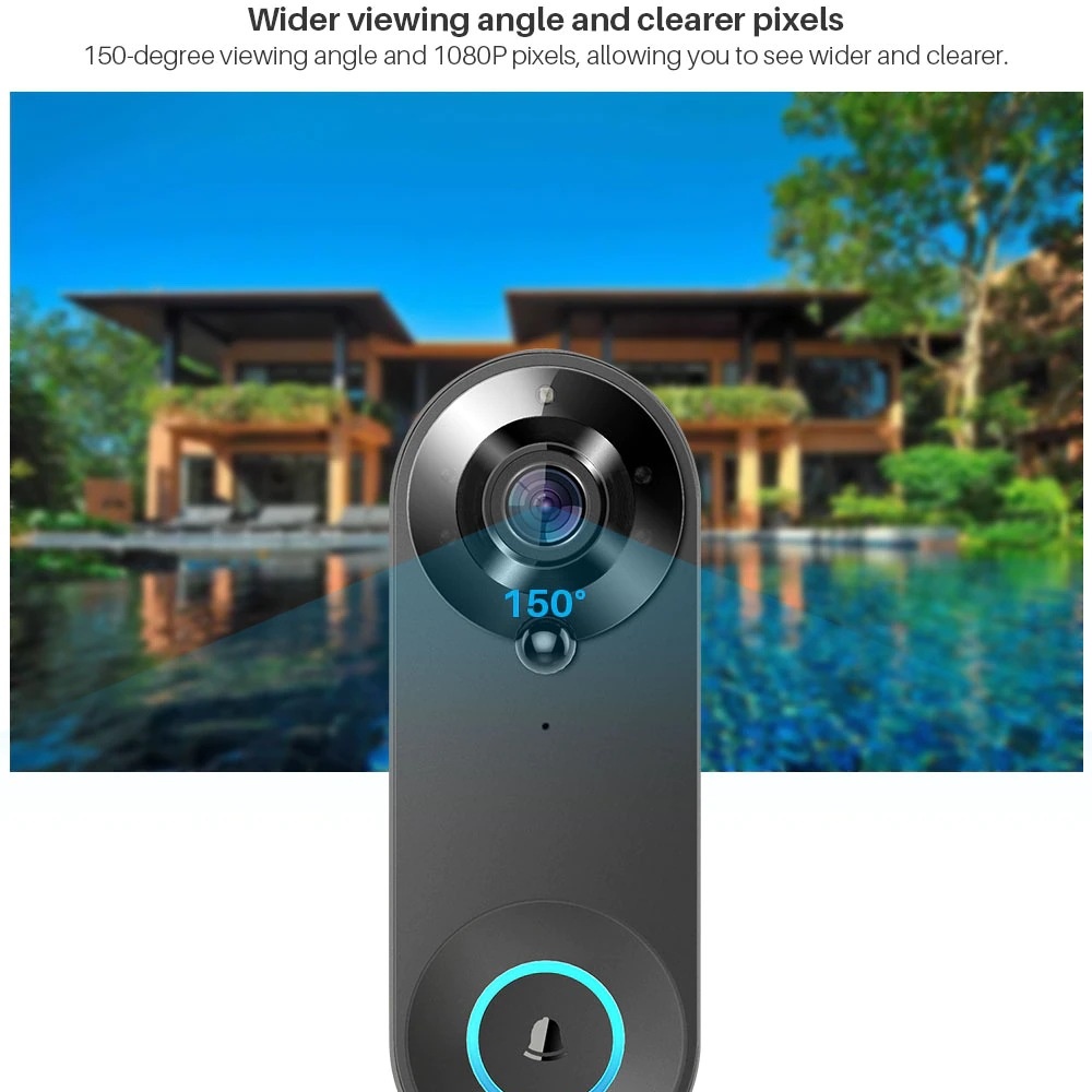 Tuya 1080P Wireless WIFI Doorb - đánh giá và giá Smart Home Video Doorphone Ezviz