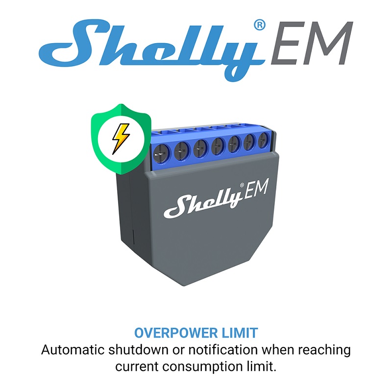 SHELLY EM Wifi Smart Life Cont - đánh giá và giá Smart Home Controller