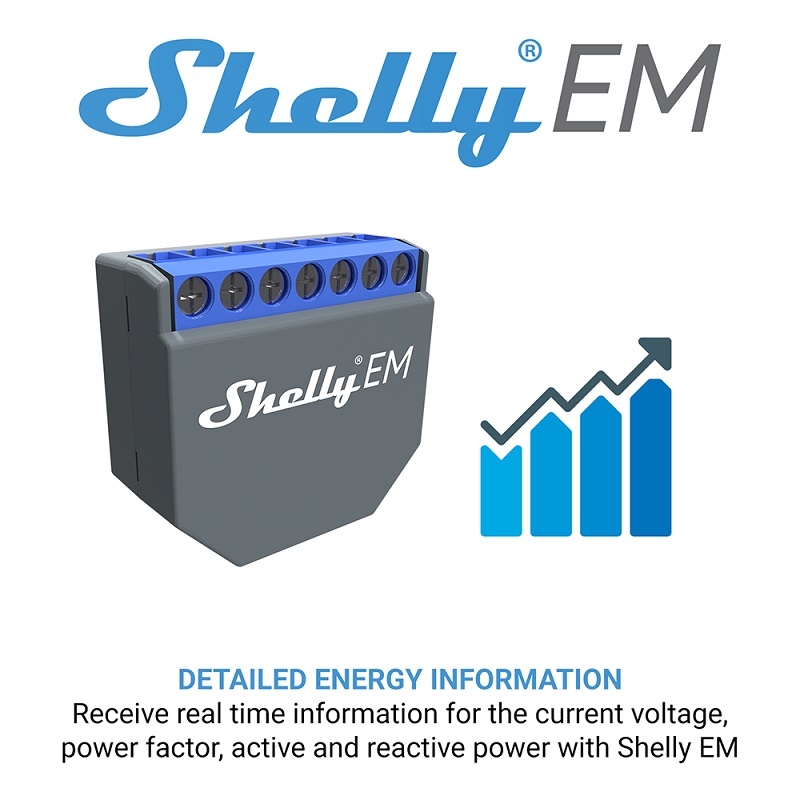 SHELLY EM Wifi Smart Life Cont - đánh giá và giá Smart Home Controller