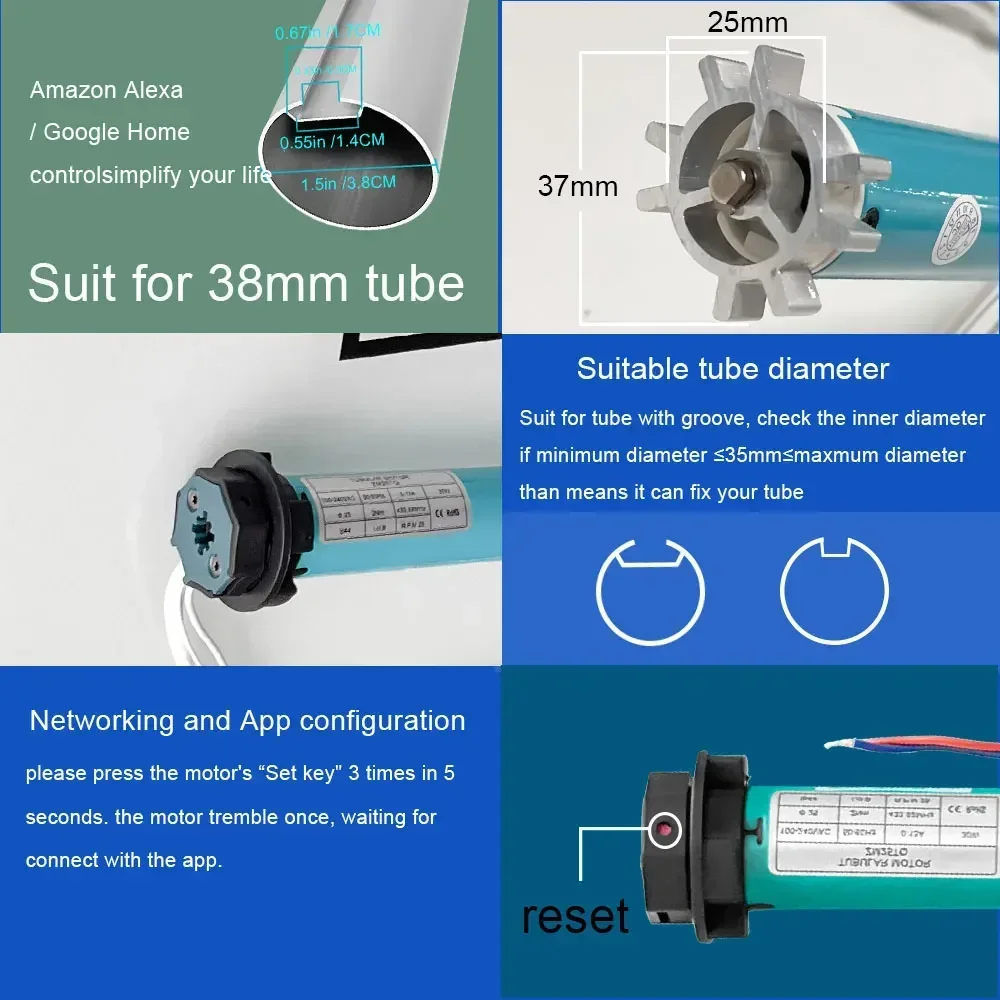 SZMYQ 25mm 2N Tuya Smart Curta - đánh giá và giá Smart Home Controller