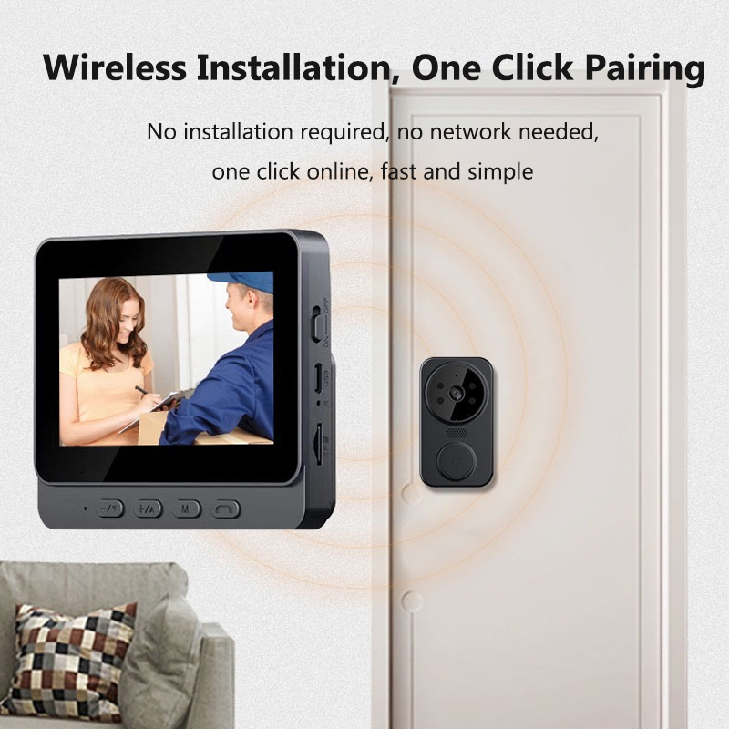 4.3 Inch WiFi Wireless Video D - đánh giá và giá Smart Home Video Doorphone Ezviz