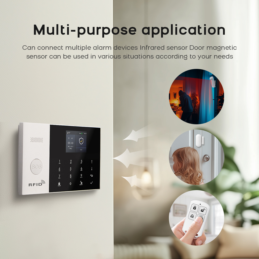 4G Alarm System Security Home  - đánh giá và giá Smart Home Ecosystems