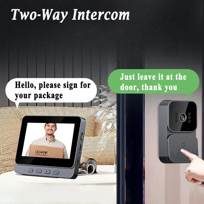 Smart WiFi 2.4G Wireless Doorb - đánh giá và giá Smart Home Video Doorphone Ezviz
