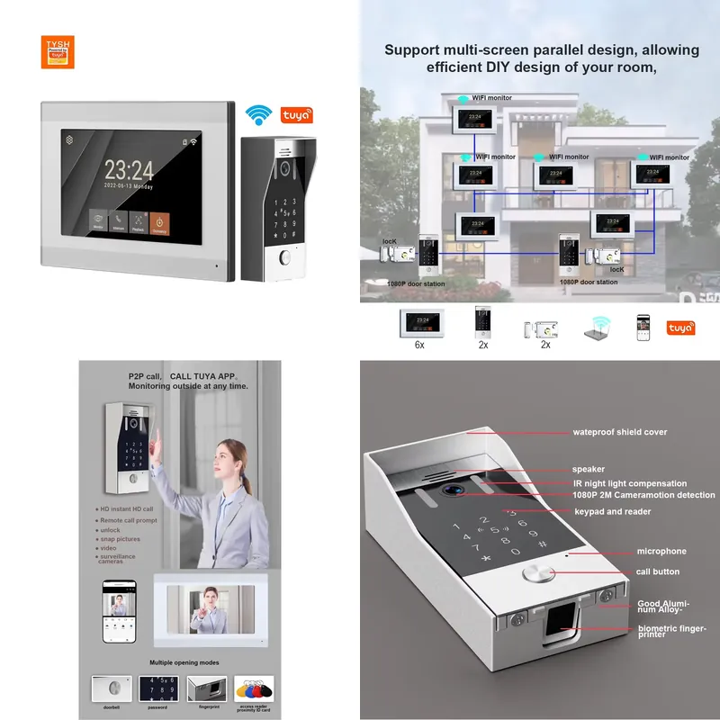 TYSH 2-wire IP Smart WiFi Vide - đánh giá và giá Smart Home Video Doorbell App