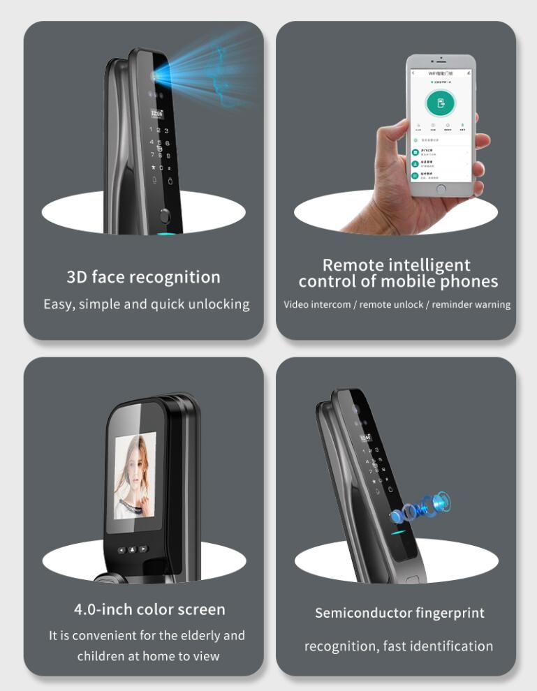 Tuya Fully Automatic Smart Doo - đánh giá và giá Smart Door Lock