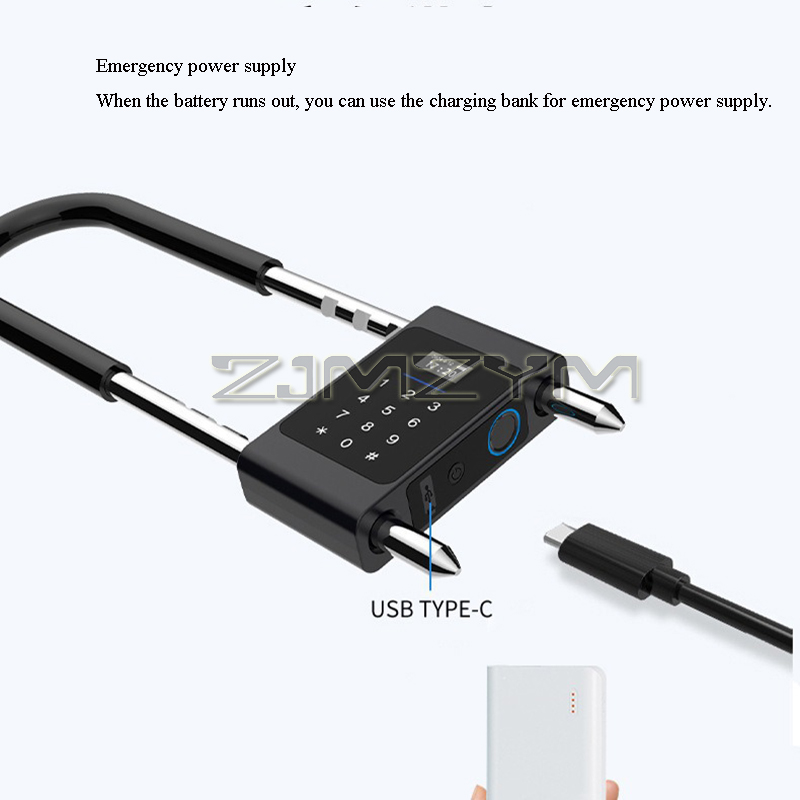 Fingerprint U-Type Lock Electr - đánh giá và giá Smart Door Lock