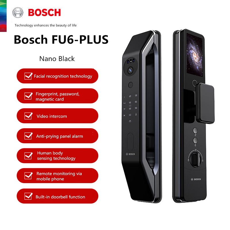 Bosch FU6 plus Smart Door Lock - đánh giá và giá Smart Home Bosch