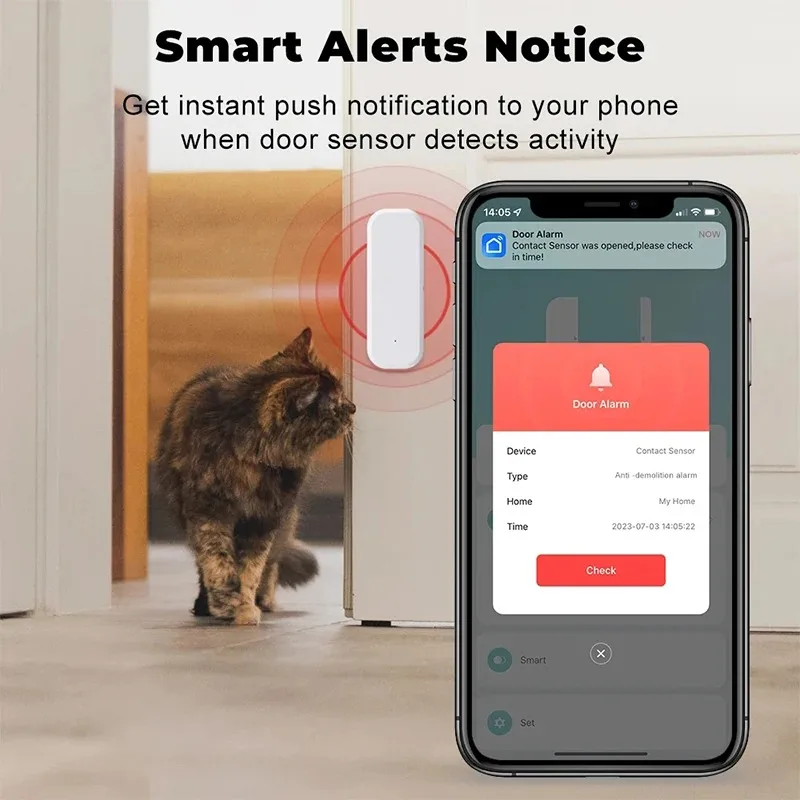 Tuya WiFi Smart Door Window Se - đánh giá và giá Smart Home Ecosystems