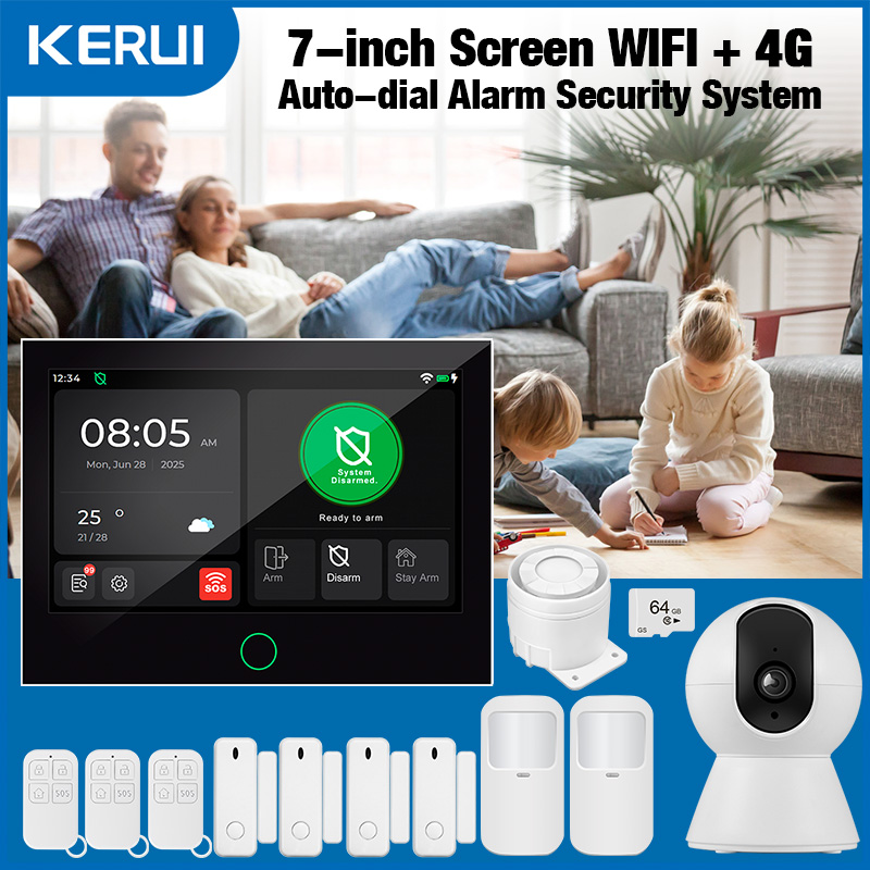 KERUI NEW 4G+WiFi Wireless Hom - đánh giá và giá Smart Home Ecosystems