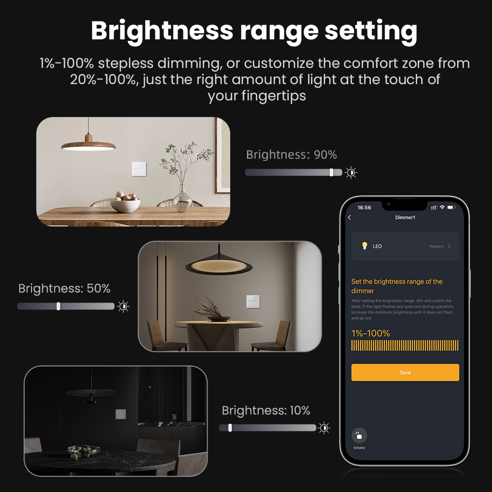 AVATTO WiFi 1/2 Gang Smart Dim - đánh giá và giá Smart Home Internet