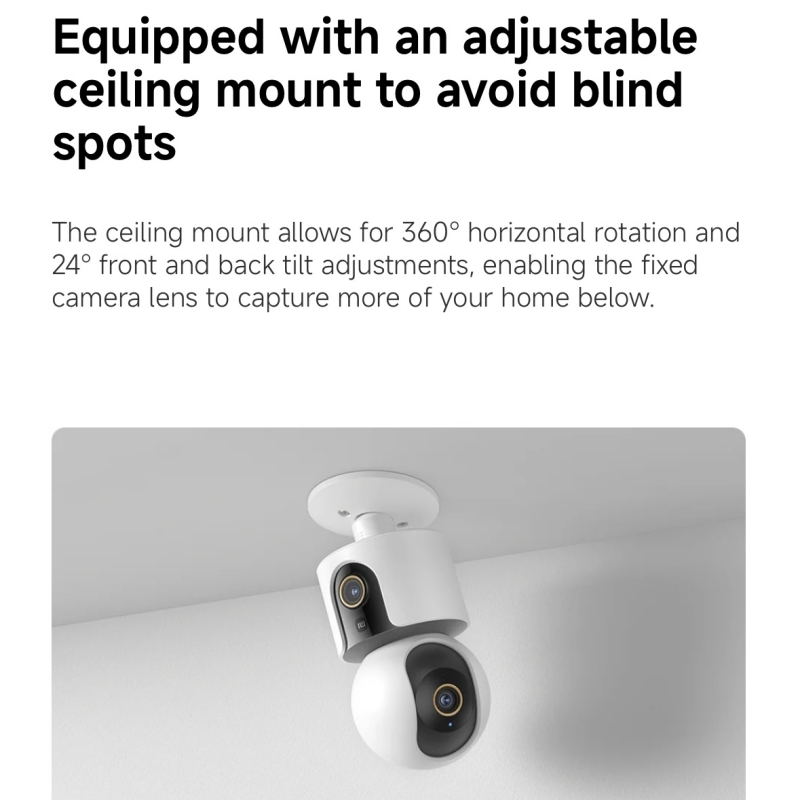 Xiaomi Smart Camera C500 Dual  - đánh giá và giá Smart Home Future