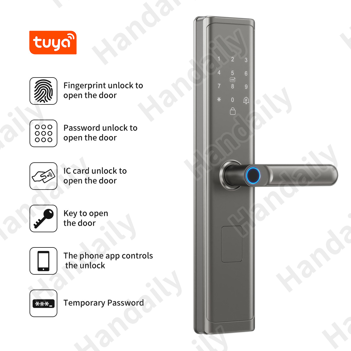 Tuya Wifi TTlock App Fingerpri - đánh giá và giá Smart Door Lock