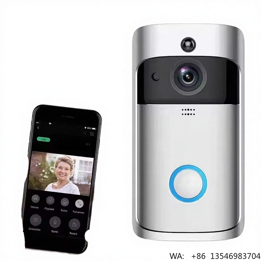 V5 Smart Wireless WiFi Flip De - đánh giá và giá Smart Home Video Doorbell App