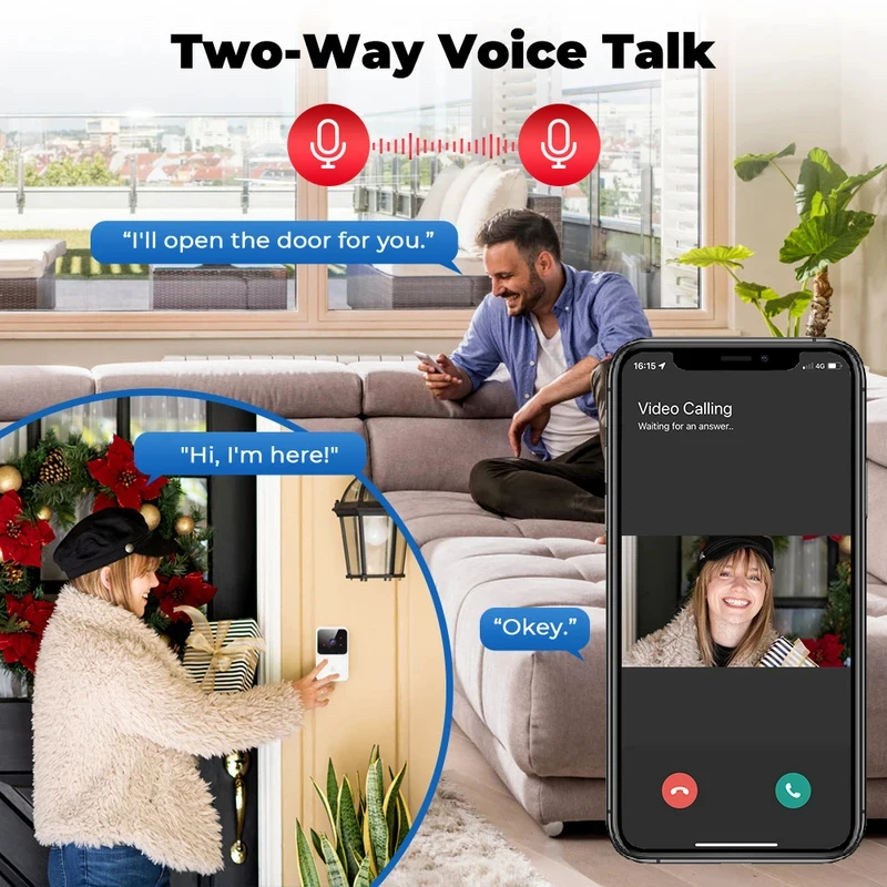 Smart Home WiFi Video Doorbell - đánh giá và giá Smart Home Video Doorphone Ezviz