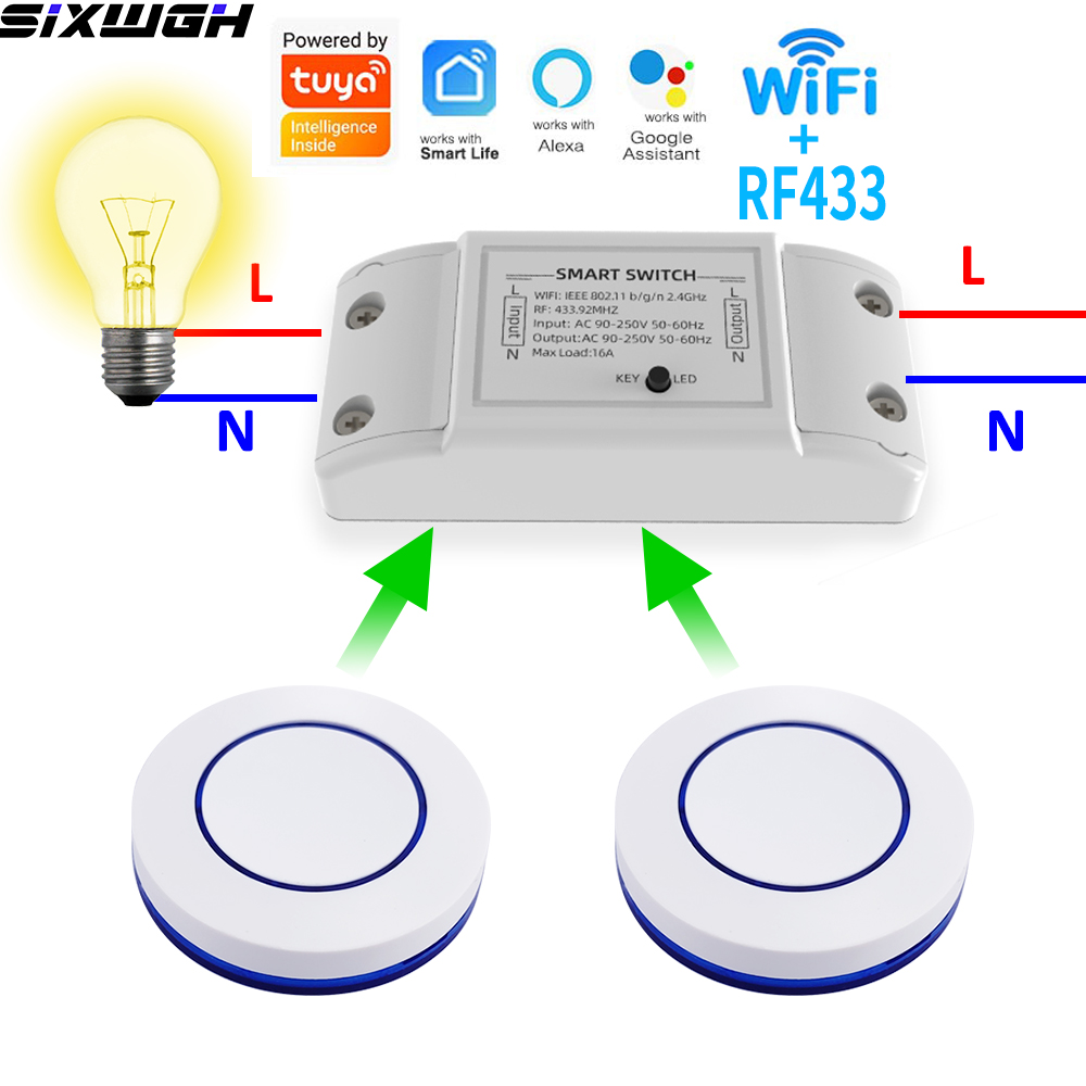 16A WiFi Tuya Smart Switch Wir - đánh giá và giá Smart Home Internet