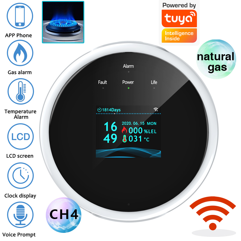 2.4G WiFi Gas Alarm Sensor Com - đánh giá và giá Smart Home Ecosystems