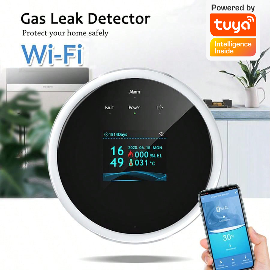 2.4G WiFi Gas Alarm Sensor Com - đánh giá và giá Smart Home Ecosystems