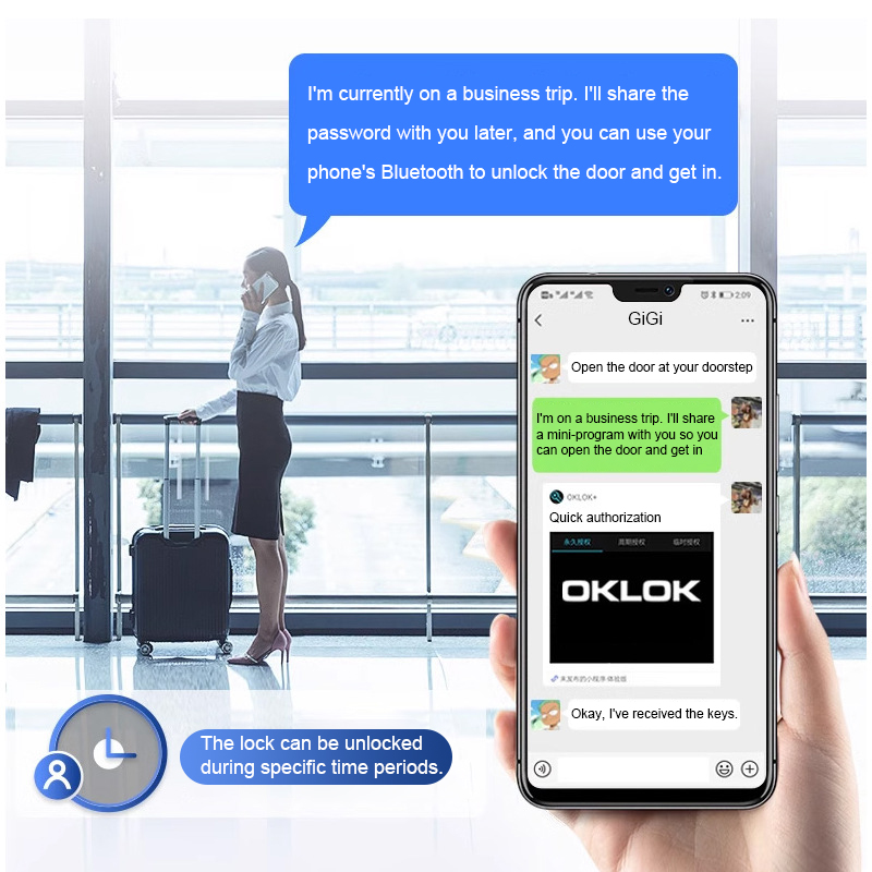 Intelligent Padlock Hang Desig - đánh giá và giá Smart Door Lock