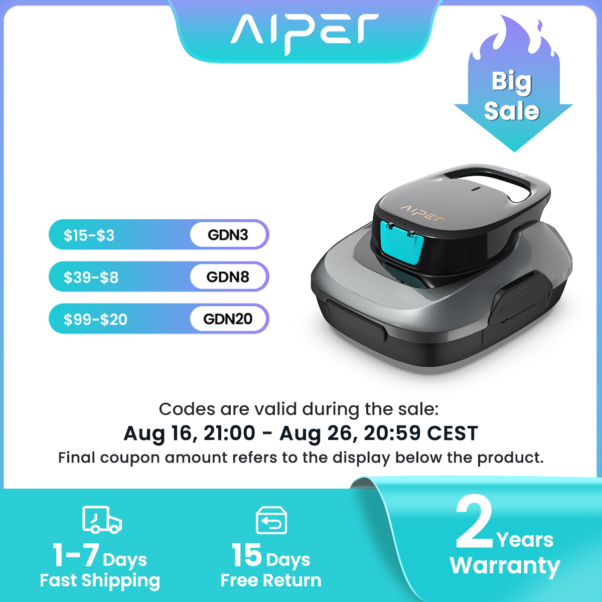 Refurbished AIPER Scuba SE Cor - đánh giá và giá Smart Home Hvac