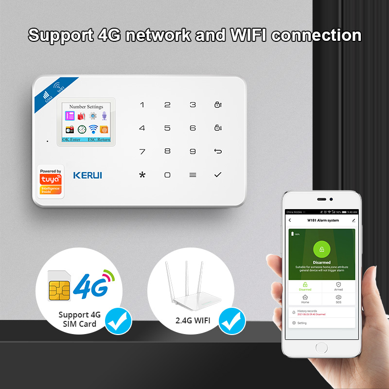 KERUI Security Alarm System Ki - đánh giá và giá Smart Home Ecosystems