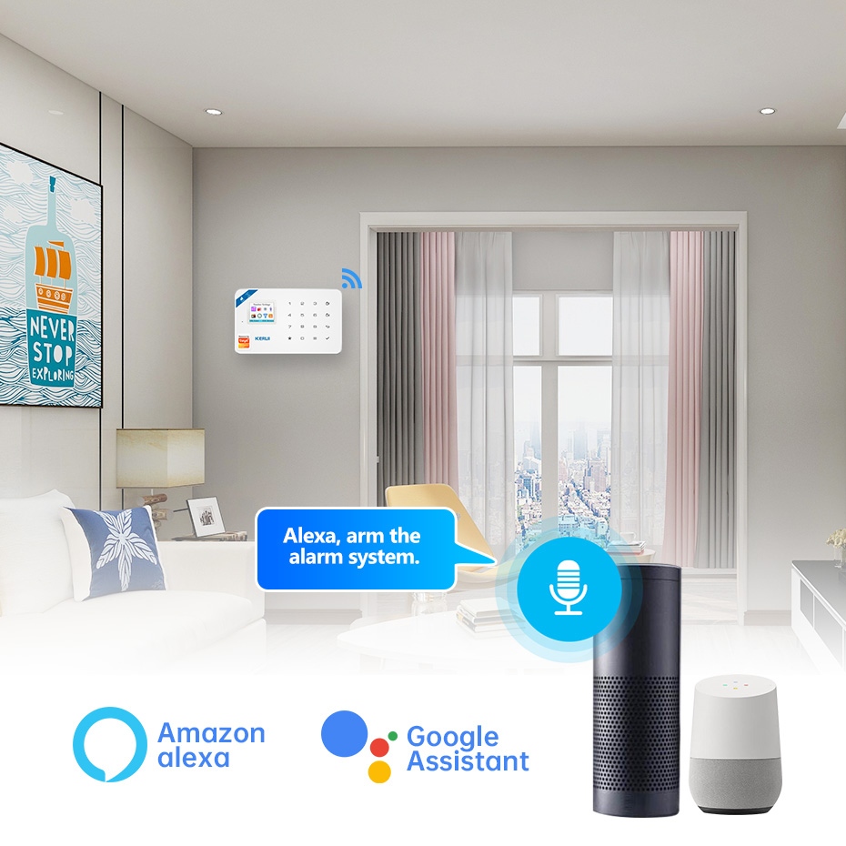 KERUI Security Alarm System Ki - đánh giá và giá Smart Home Ecosystems