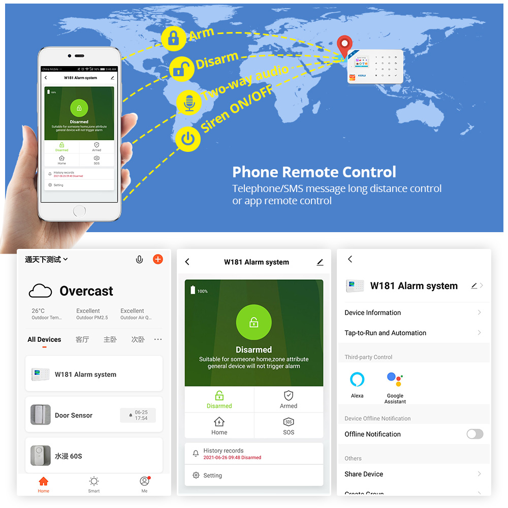 KERUI Security Alarm System Ki - đánh giá và giá Smart Home Ecosystems