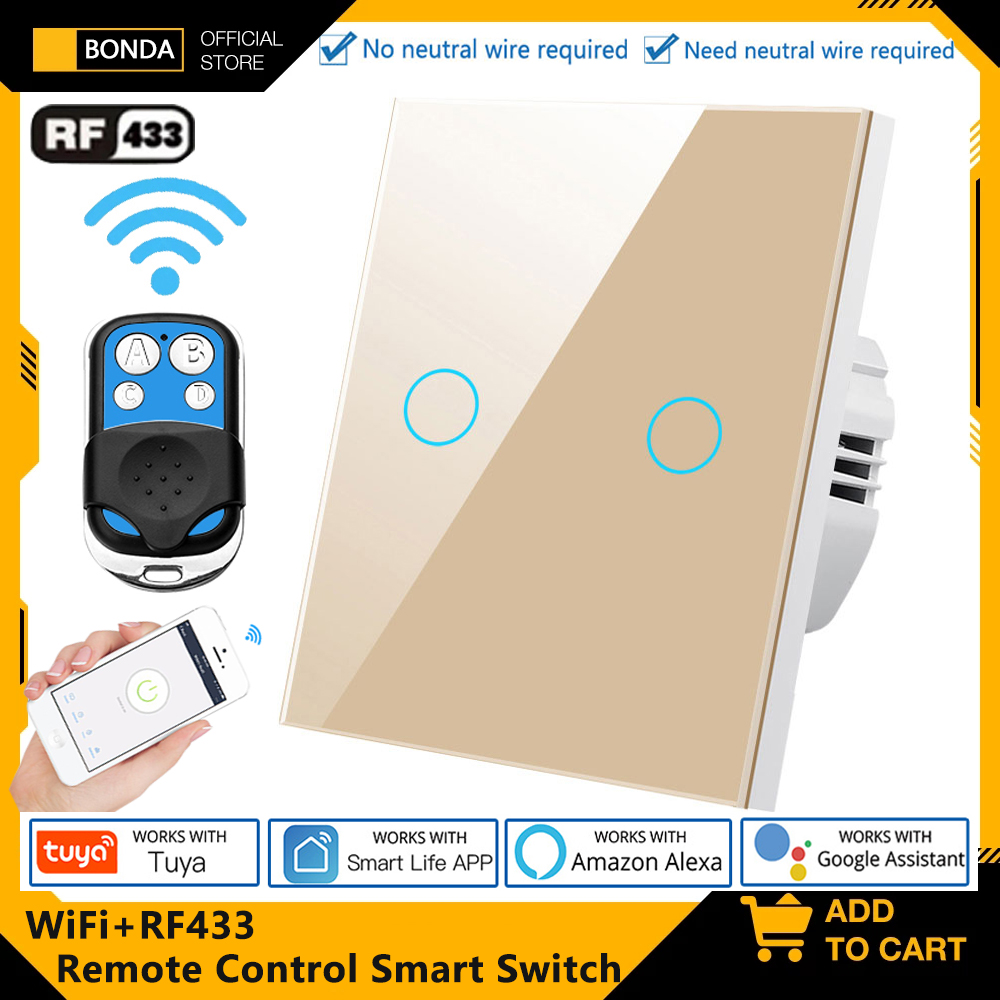 Tuya EU WiFi+RF433 Smart Remot - đánh giá và giá Smart Home Internet