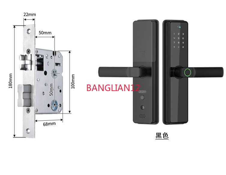 New semi-automatic anti-theft  - đánh giá và giá Smart Door Lock