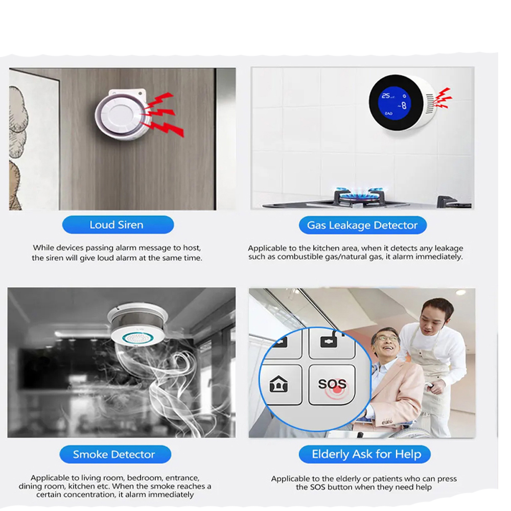 PGST 4G Tuya Smart Home Alarm  - đánh giá và giá Smart Home Ecosystems