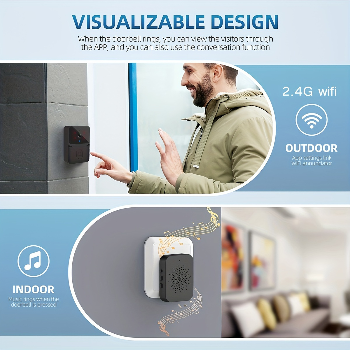 Tuya Wireless Smart Video Door - đánh giá và giá Smart Home Video Doorphone Ezviz