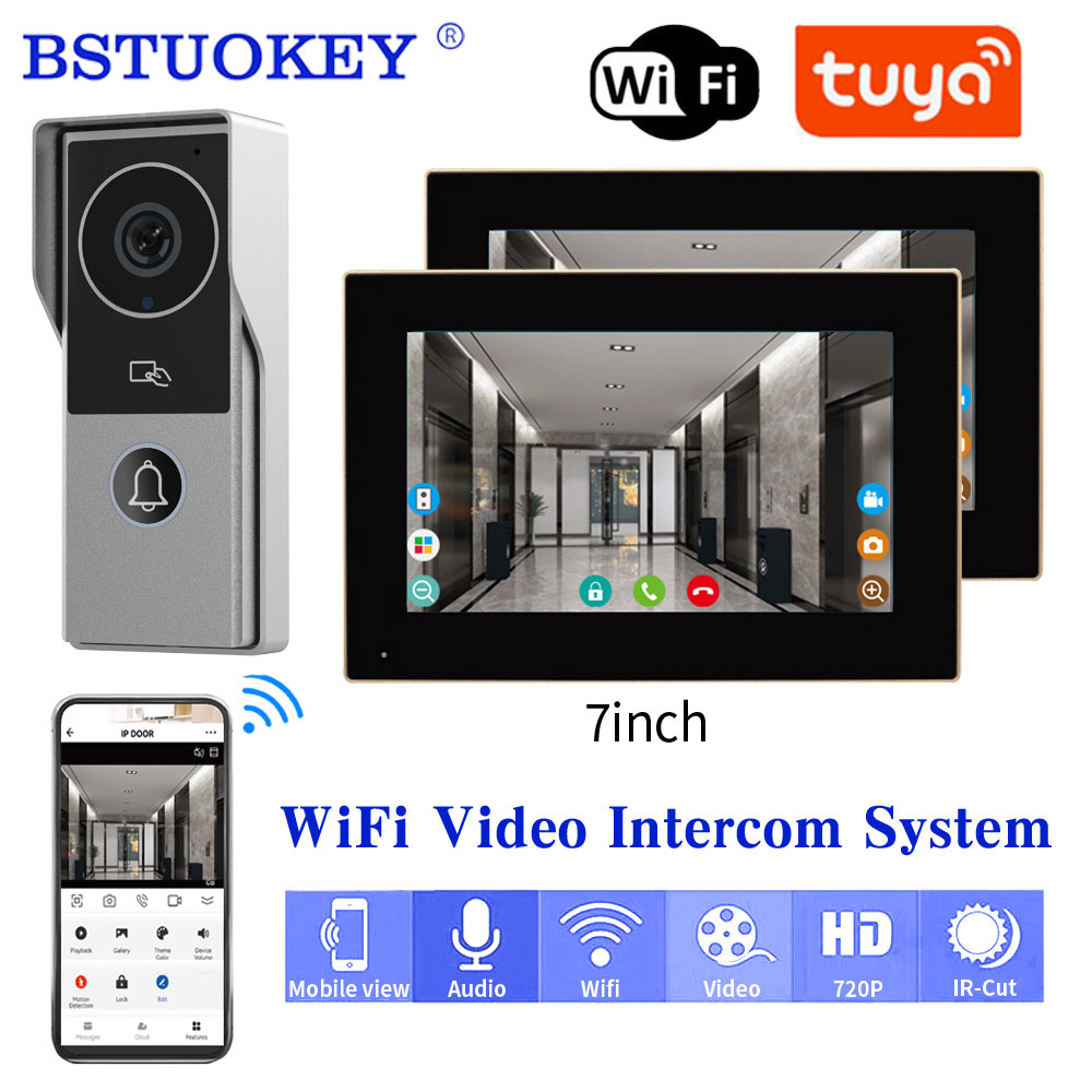 TUYA 1080P 7/10 Inch Touch Scr - đánh giá và giá Smart Home Video Doorbell App
